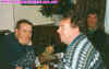 Pete Clarkson, Bert unknown and Hereford Steve in the Fat Cat Dec 97