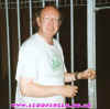 Brian Francis chained to railings outside Cardiff BF Oct 96
