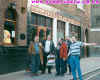 Tony Sawford, Steve Fulcher, Roly, Dicko and Jonesey outside the Crystal Palace Tavern, New Cross March 97.