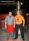 Gazza and Christian Eipeltauer at his brewery Vienna 101207