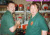 The Hughes Twins ! Gazza and Dave Hughes at the Beer House, Manchester Aug 96