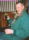 Jimmy Hill in the Ship & Mitre, Liverpool Feb 97.  He later fell into the fireplace!
