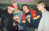 Steve Fulcher, Jason, Gazza and Skeletor after the L&SB Party  Dec 95