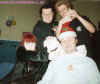 Sue, Steve, Jason and Gazza at the LS&B Xmas pissup Dec 96