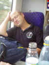 Planey dossed on train after Melton M 200903