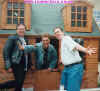 Steve, Jason and Jonesey with a Shed near the Cask and Cutlert.  Sep 94