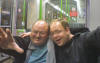 Slobby Ray and Fudge on train 161106