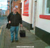Slobby Ray outside the Beer House Manchester 210106