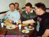 Gazza, Rick Zaple, Nige and Aston at the infamous "Star Balti" in Newton Abbot, March 96