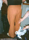 Surely the worst trousers in the world! Veg Stout's Trousers, St Albans BF Sep 97